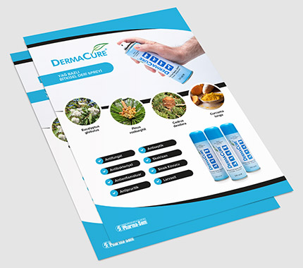 Pharma-Sem - DermaCure Flyer Tasarımı