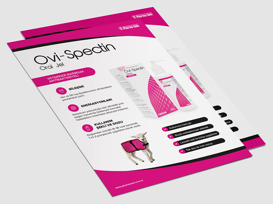Pharma-Sem - Ovi-Spectin Flyer Tasarımı