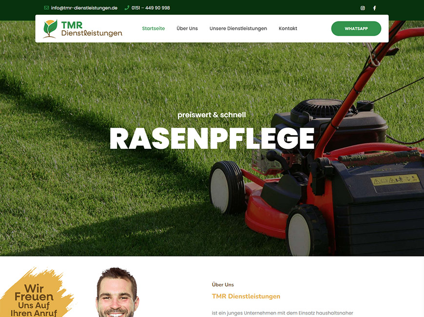 TMR Dienstleistungen Web Site Tasarımı