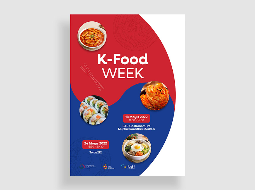 K-Food Week Afiş Tasarımı