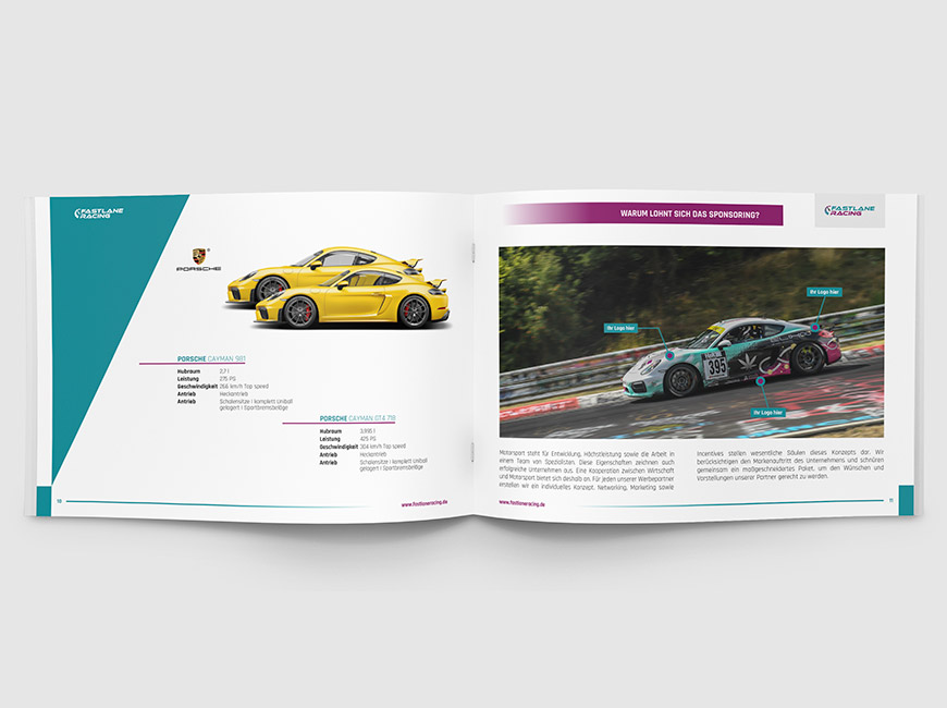 Fastlane Racing Katalog Tasarımı