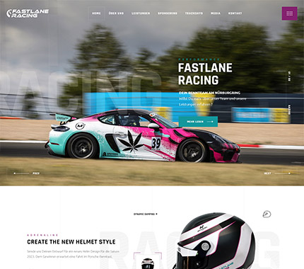 Fastlane Racing Web Site Tasarımı