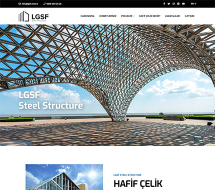 LGSF Yapı Web Site Tasarımı