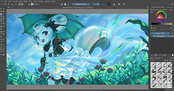 krita Krita ücretsiz Photoshop alternatifi